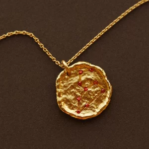 Leo horoscope necklace