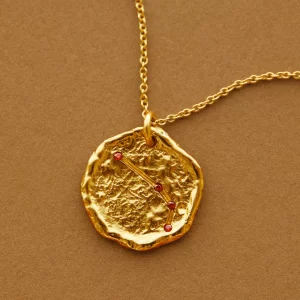 Aries horoscope necklace