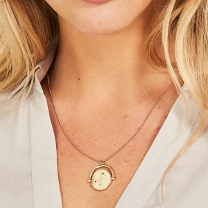 Gold Plated Luxe Jewelled Pendant Necklace