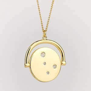 Gold Plated Luxe Jewelled Pendant Necklace