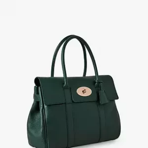 Mulberry-Green-Heavy Grain Leather bag