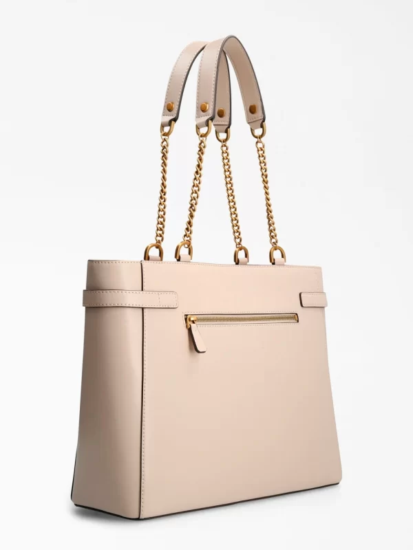 White-Multi Zadie Shopper Handbag