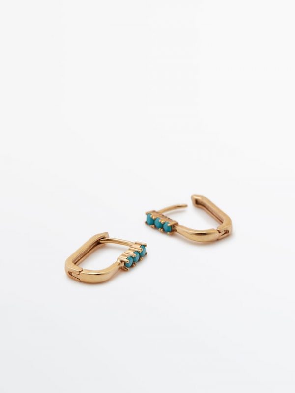 Gold-plated Small Earrings