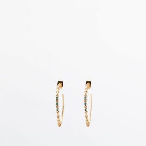 Gold-Plated Hoop Earrings
