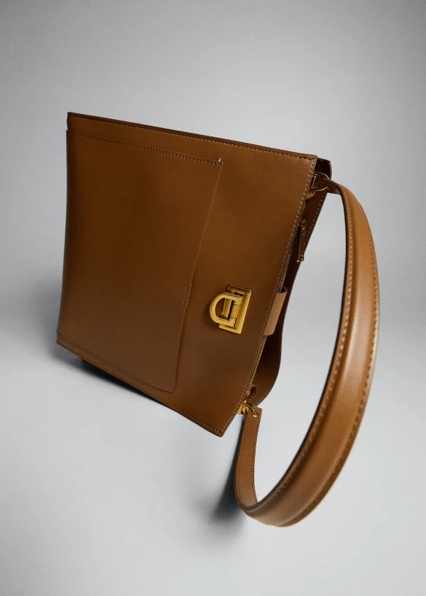 Brown Pocket Shopper Bag