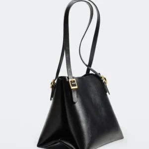 Black Top Handle Small Bag