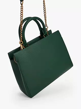 Dark-Green Classic Structured Handbag