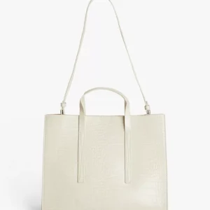 White Croc Style Grab Bag