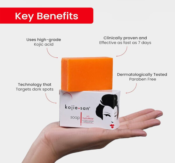 Kojie San Skin Lightening Soap  - Classic 65g ×3 Triple Pack