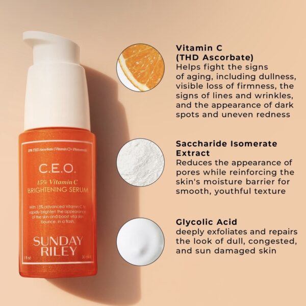 Sunday Riley C.E.O 15% Vitamin C Brightening Serum 30ml
